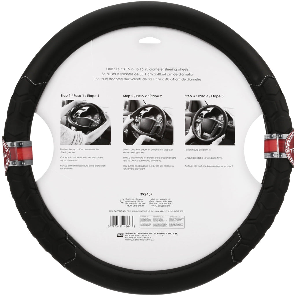 Truck Tuff Heavy Duty Truck Sized Steering Wheel Cover