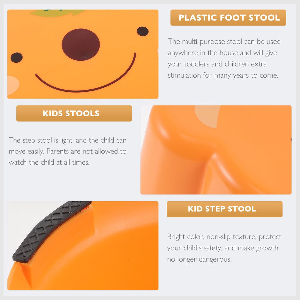 Stool Step Toilet Foot Bathroom Toddler Kids Training Kitchen Stepping Cartoon Steps Helper Friction Safety Stools