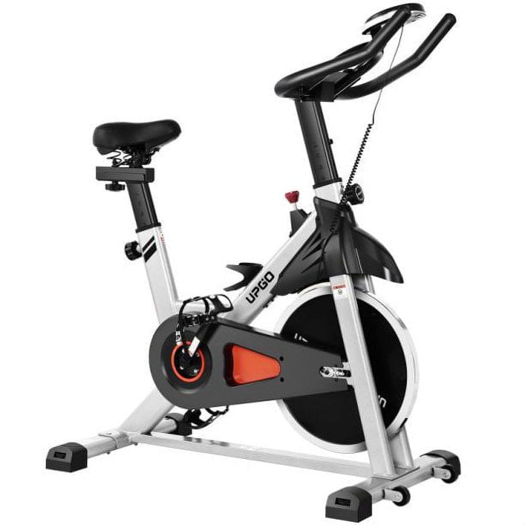 YOSUDA UPGO Indoor Cycling Bike Stationary Bike with 270lb Max Weight Exercise Bicycle with Ipad Mount & Comfortable Seat Cushion for Home Cardio Workout