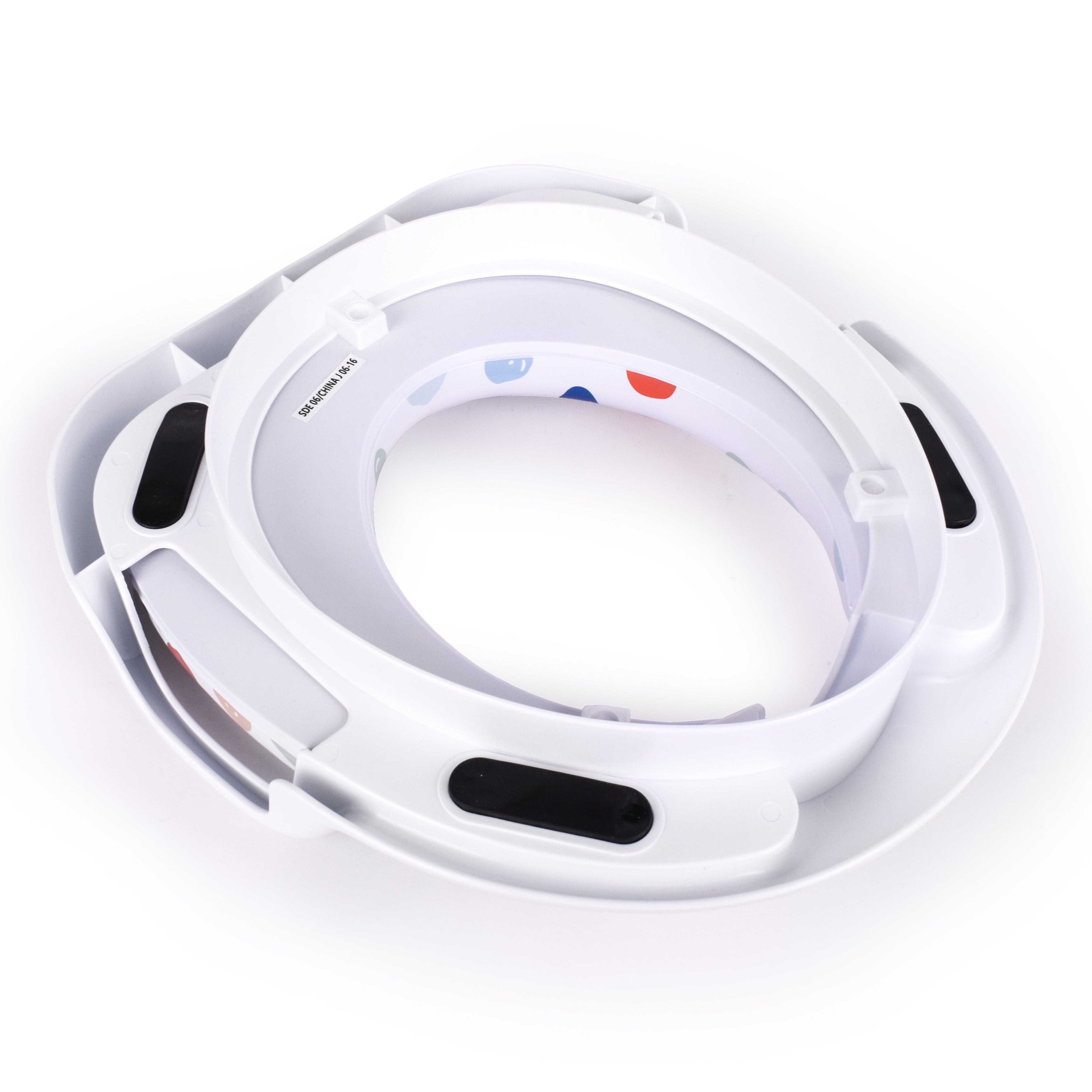 Hopscotch Lane Toddler Soft Potty Training Seat with Storage Hook and Handles, Unisex