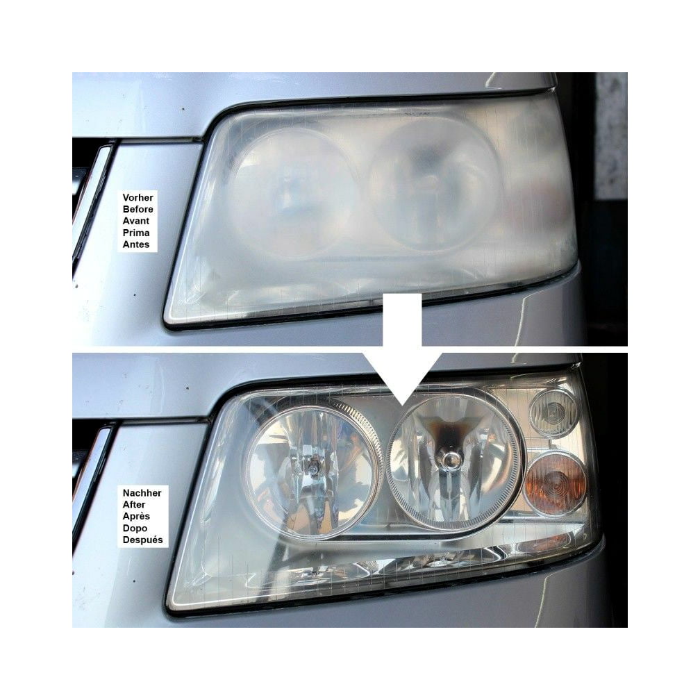 Headlight Restoration Kit Polishing Headlamp Brightener DIY Car Light Lenses Deep Clean Car Headlight Repair Paste Sets