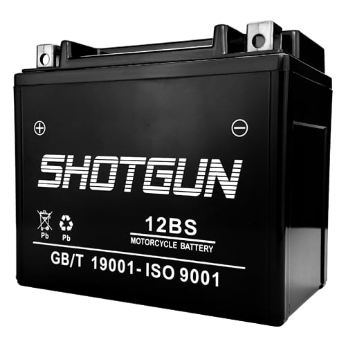 Shotgun 12V 10Ah ETX12 Sealed AGM Battery for Arctic Cat, BRP, E-Ton ATVs