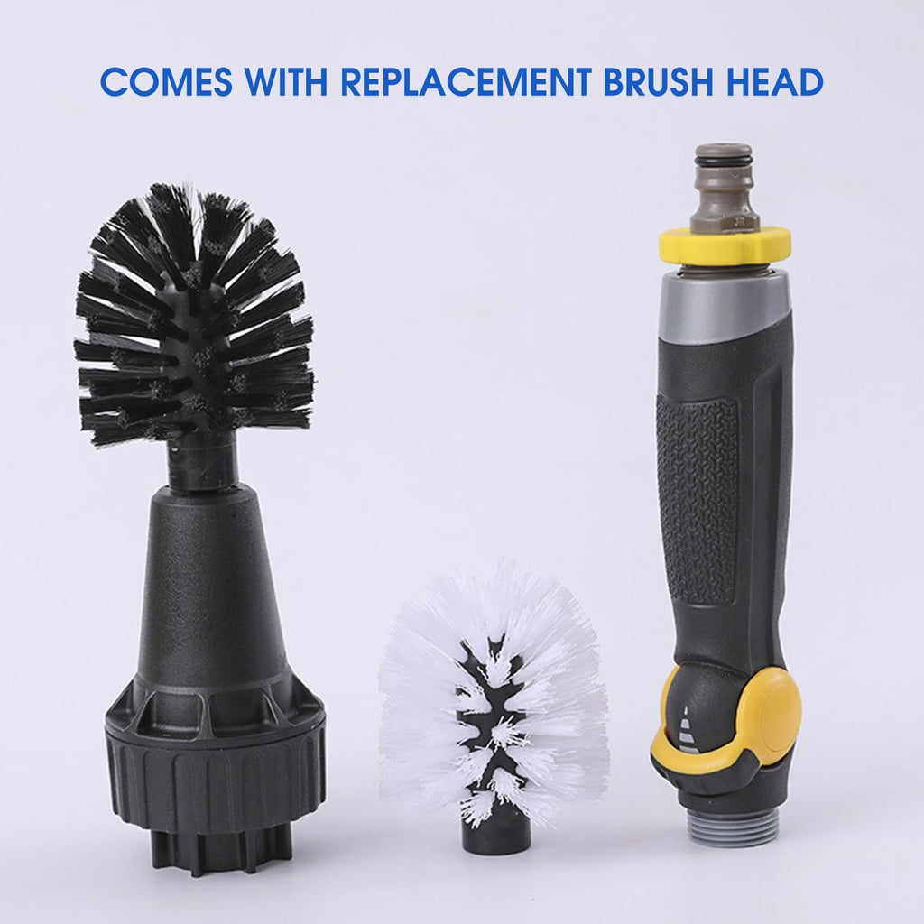 Gecheer Auto Cleaning Wheel Brush Car Detailing  Brushes Rotary Cleaning Brush for Scrub Wash Tires Grills Bike Motorcycle Wheels