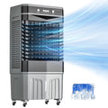 Auertech Portable Evaporative Air Cooler, 3 in 1 Swamp Cooler  with 6 Ice Boxes, Auto-Oscillation, 8.3Gal Water Tank