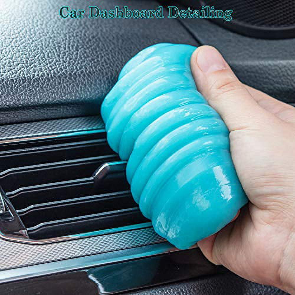 ColorCoral Cleaning Gel Universal Gel Cleaner for Car Vent Keyboard Auto Cleaning Putty Dashboard Dust Remover Putty Auto Duster Cleaning Kit 160G