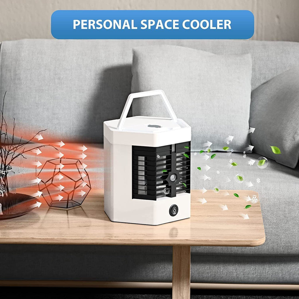 Portable Air Conditioners Mini Desktop Humidifier Cooler Personal Space Cooler