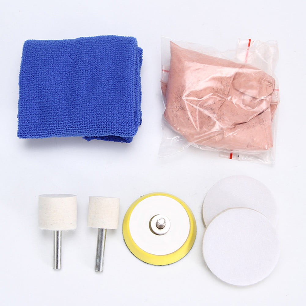 Ruibeauty Windshield Glass Polishing Kit Car Windscreen Scratch Remover 50G Cerium Oxide