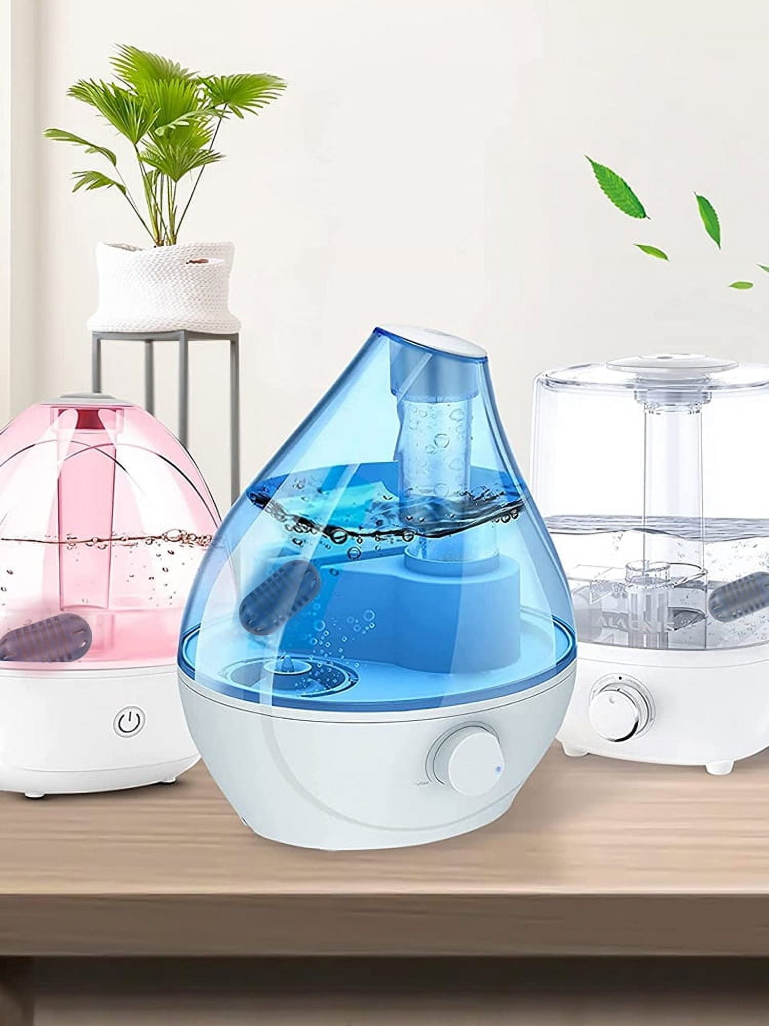10pcs Demineralization Cartridge for Ultrasonic Humidifiers Filters Mineral Deposits Prevents Hard Water Build-Up Blue Humidifier Cartridge Set Compatible with UHE-CM65 UHE-WM70