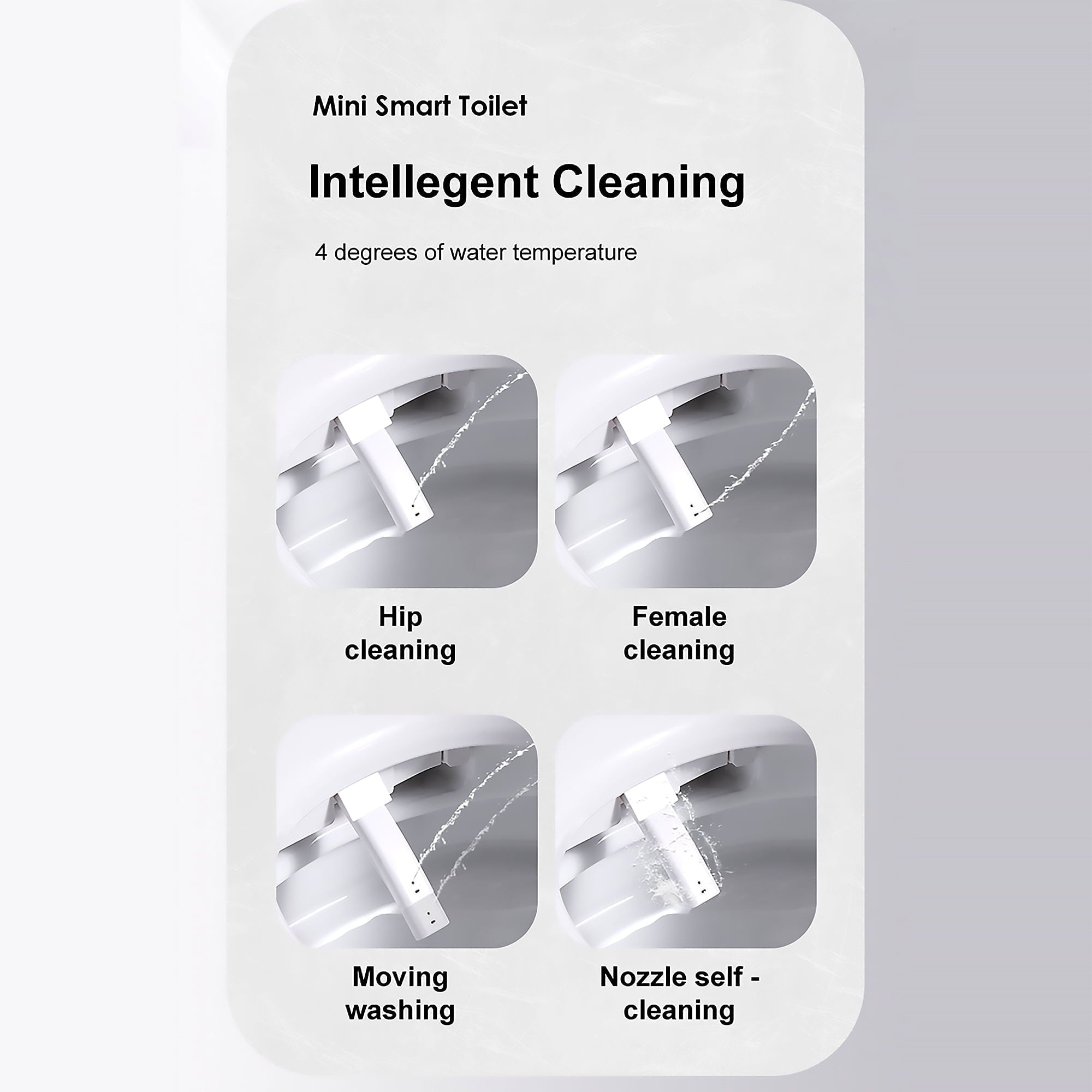 Teekyooly Smart Toilet,One Piece Bidet Toilet for Bathrooms,Modern Elongated Toilet with Warm Water, Auto Flush, Foot Sensor Operation, Heated Bidet Seat ,Tankless Toilets with LED Display