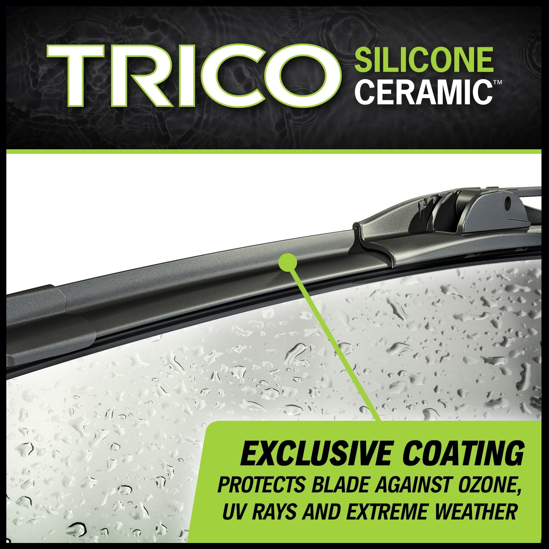 TRICO 17" Super Premium Silicone Ceramic™ Replacement Windshield Wiper Blade (90-170)