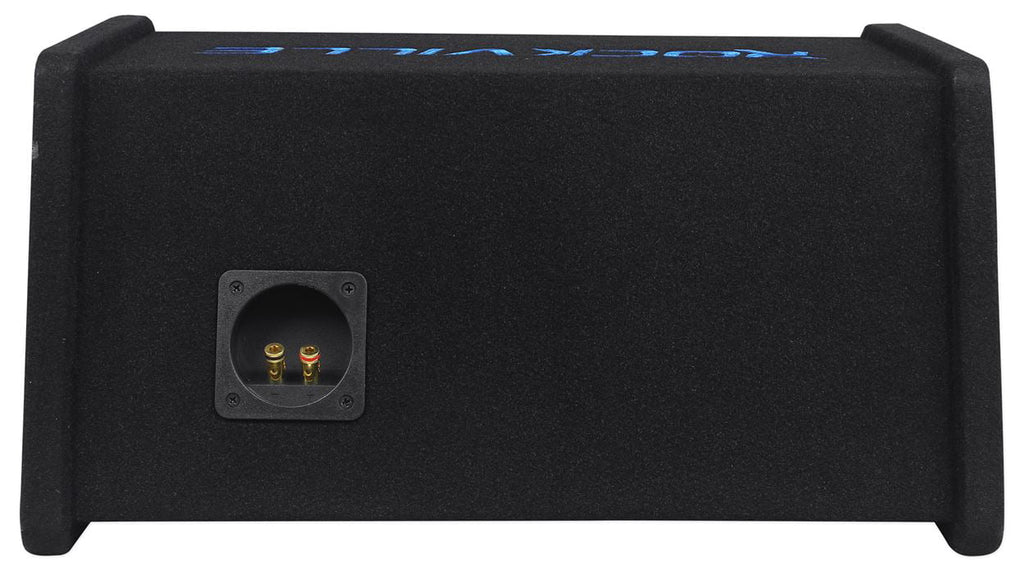 Rockville RV8.2A 800 Watt Dual 8" Car Subwoofer Enclosure+Mono Amplifier+Amp Kit