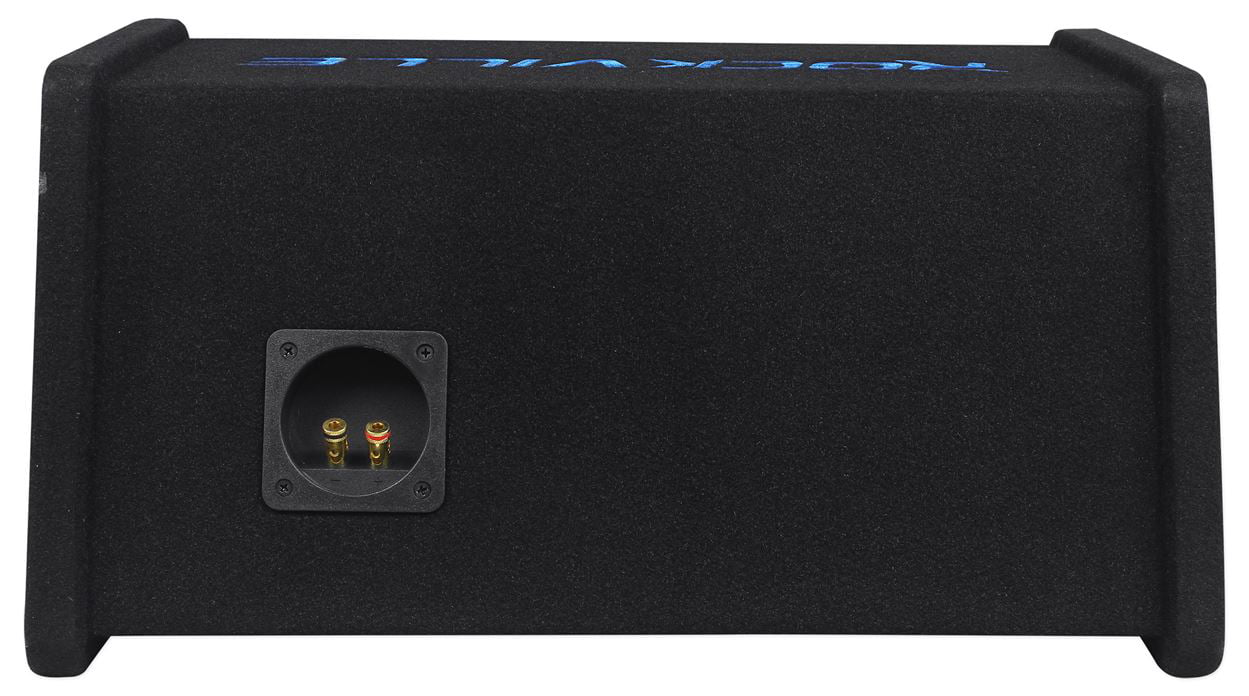 Rockville RV8.2A 800 Watt Dual 8" Car Subwoofer Enclosure+Mono Amplifier+Amp Kit