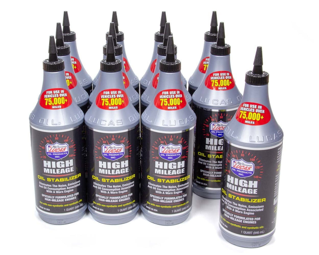 Lucas Oil 10118 High Mileage Oil Stablizer