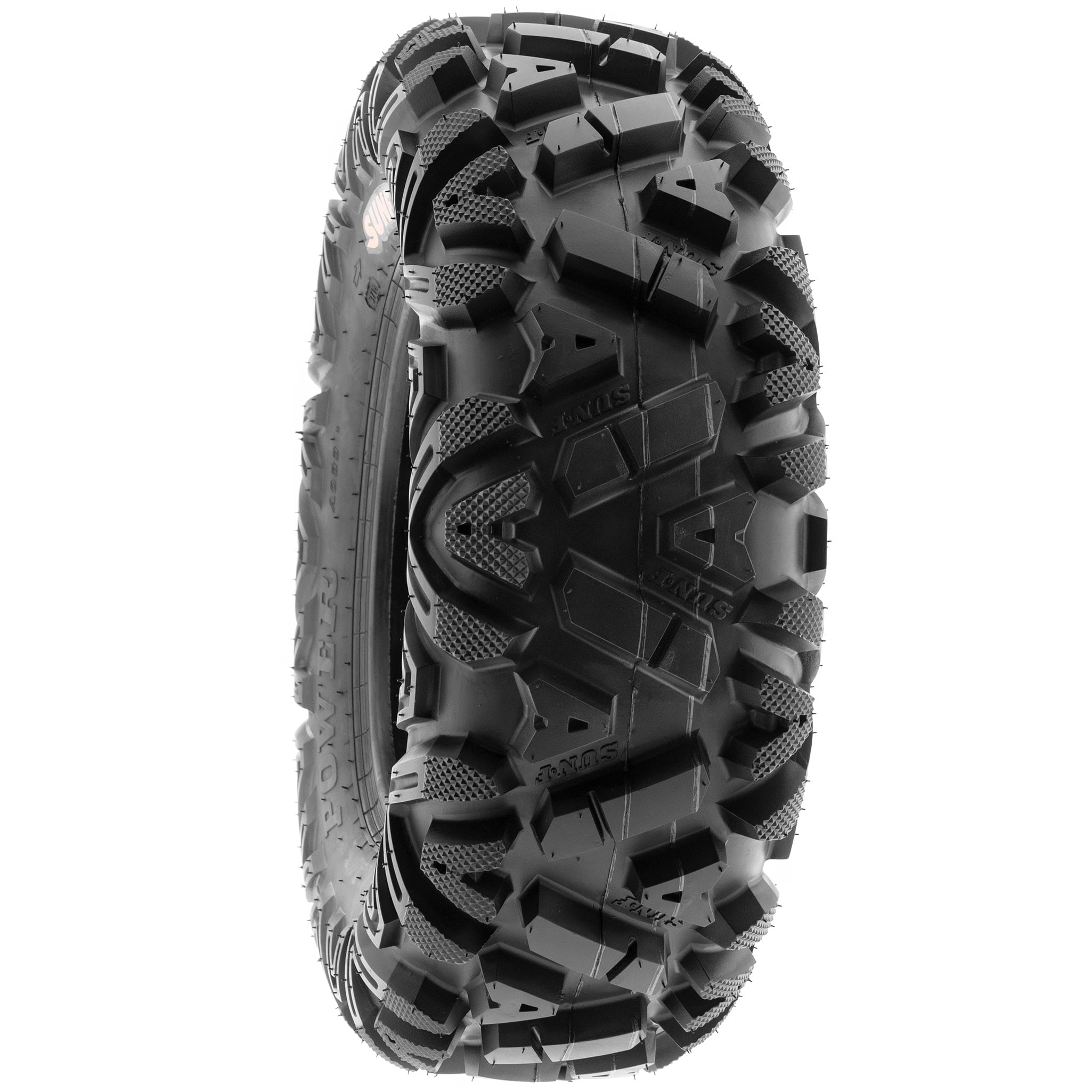 SunF All Terrain ATV UTV Tires 25x8-12 & 25x10-12 6 PR A033 (Complete Full Set of 4)