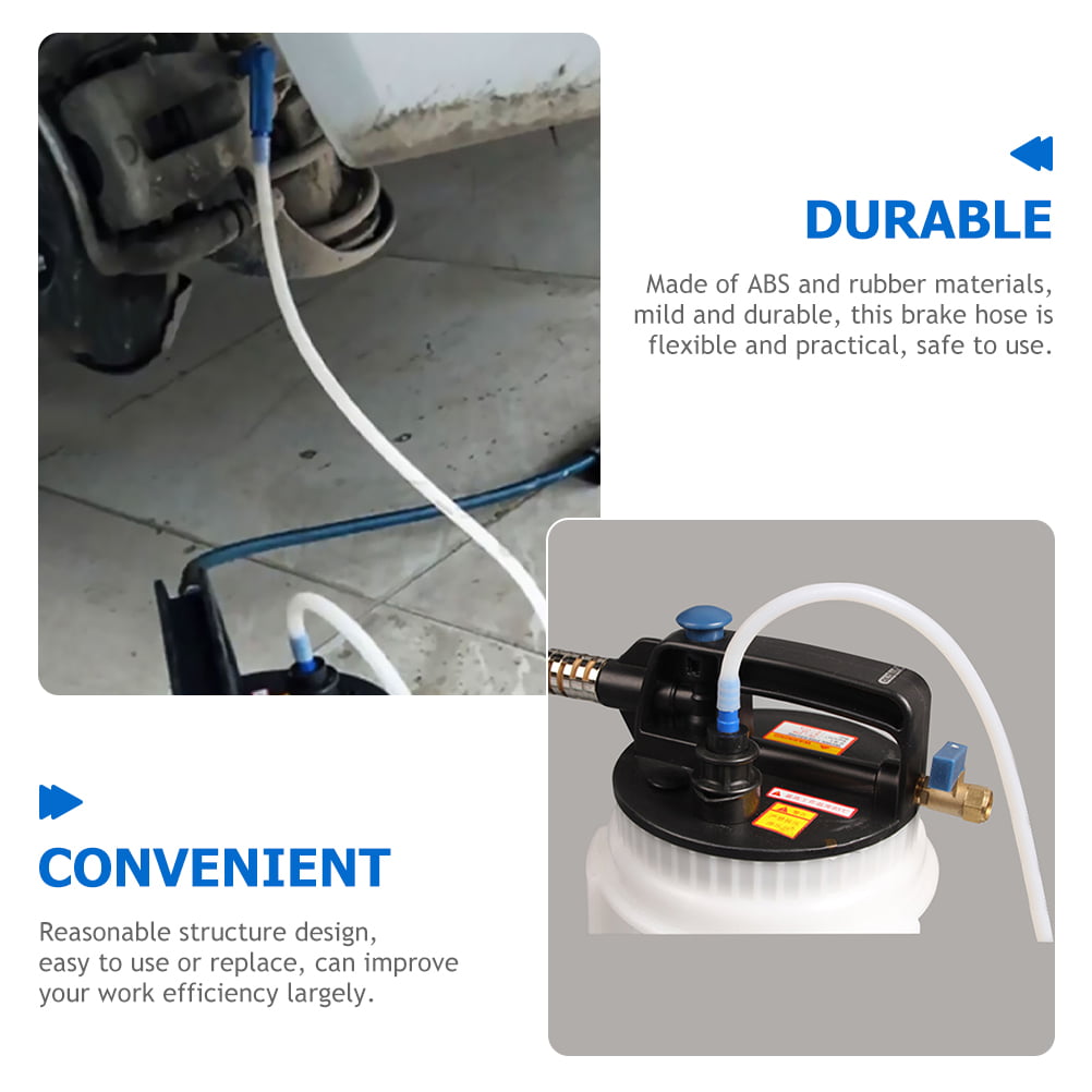 Brake Hose Bleeder Fluid Oil Replacement Car Tool Vacuum Connector Kit Bleeding Changer Change Lockable Motorcycle Clear