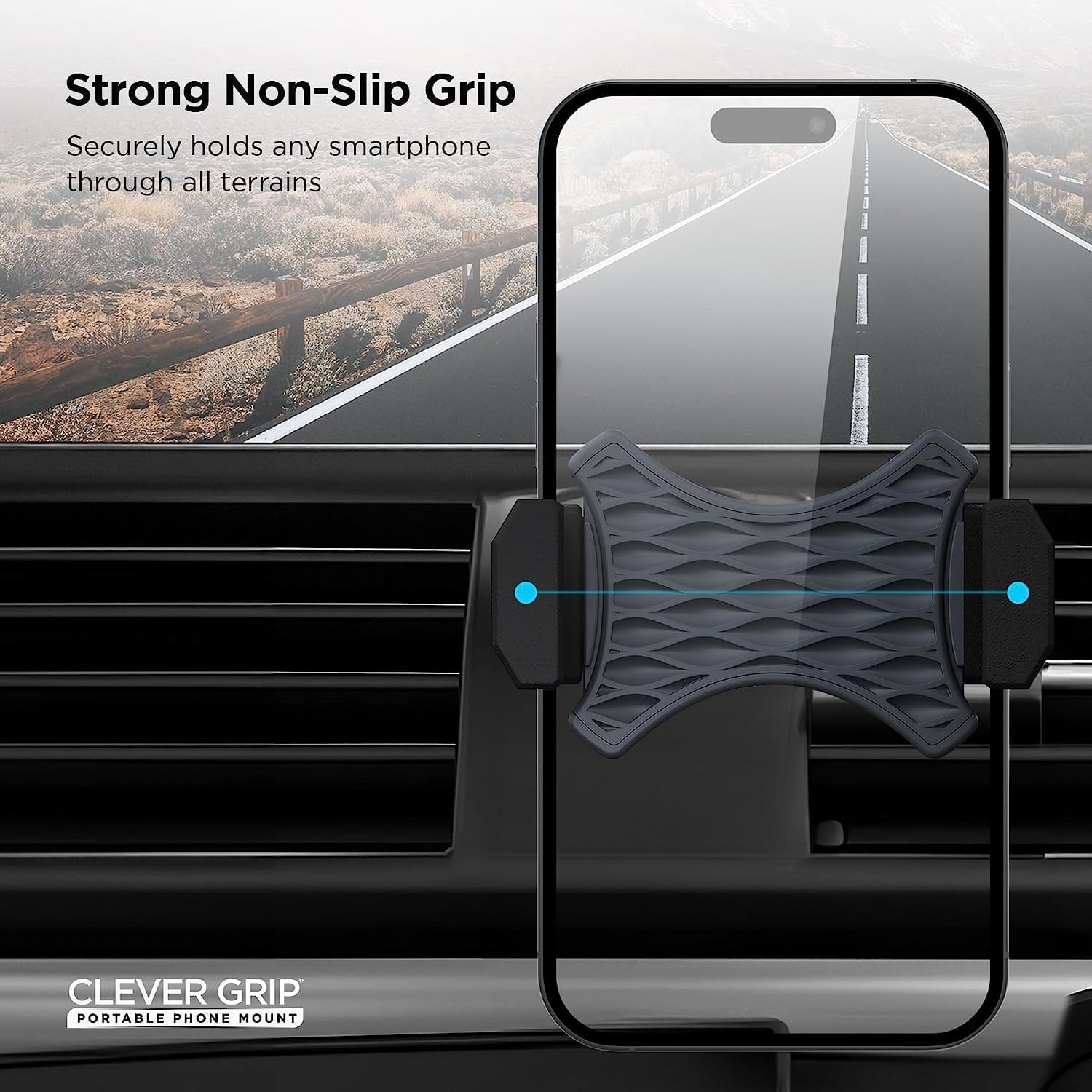 Bell Howell Clever Grip Portable Phone Mount Car Phone Mount As Seen On TV