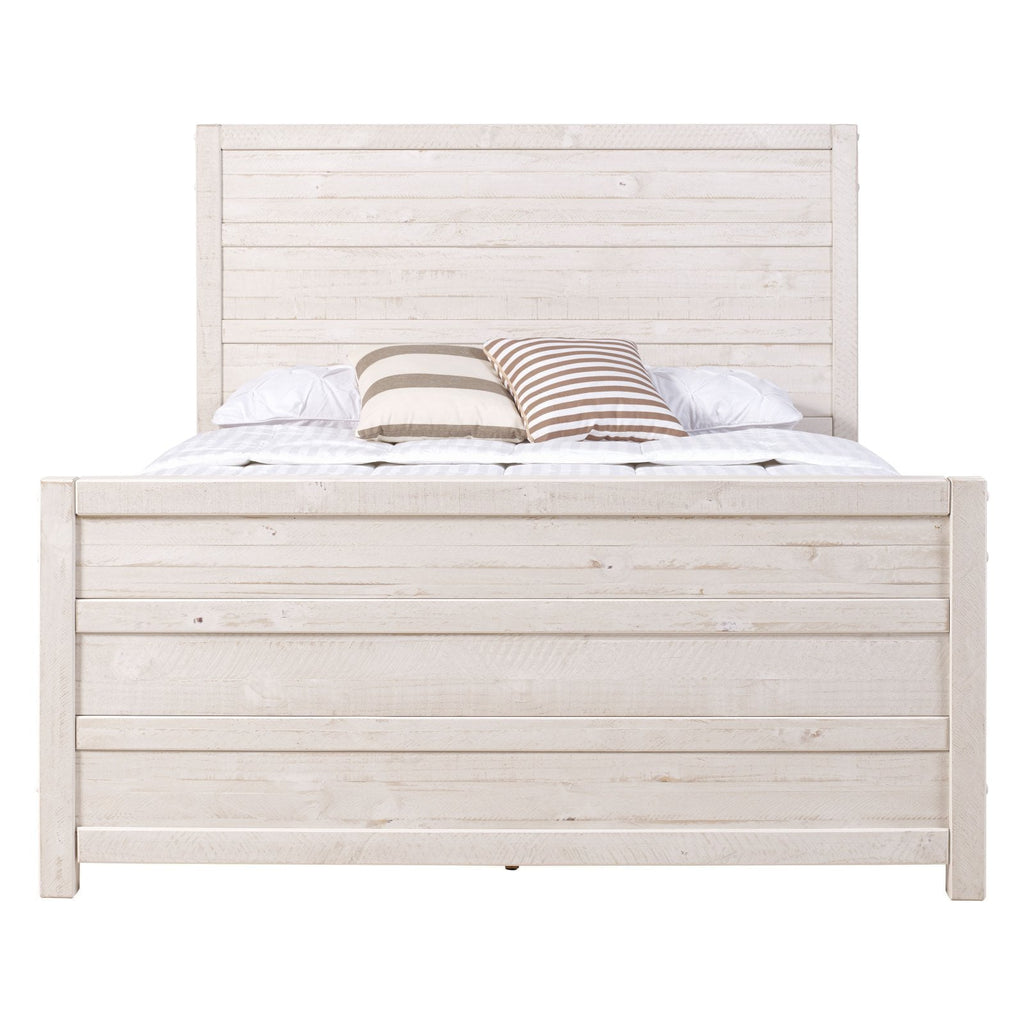 Carmel Bed - King Size - Antique Walnut Finish