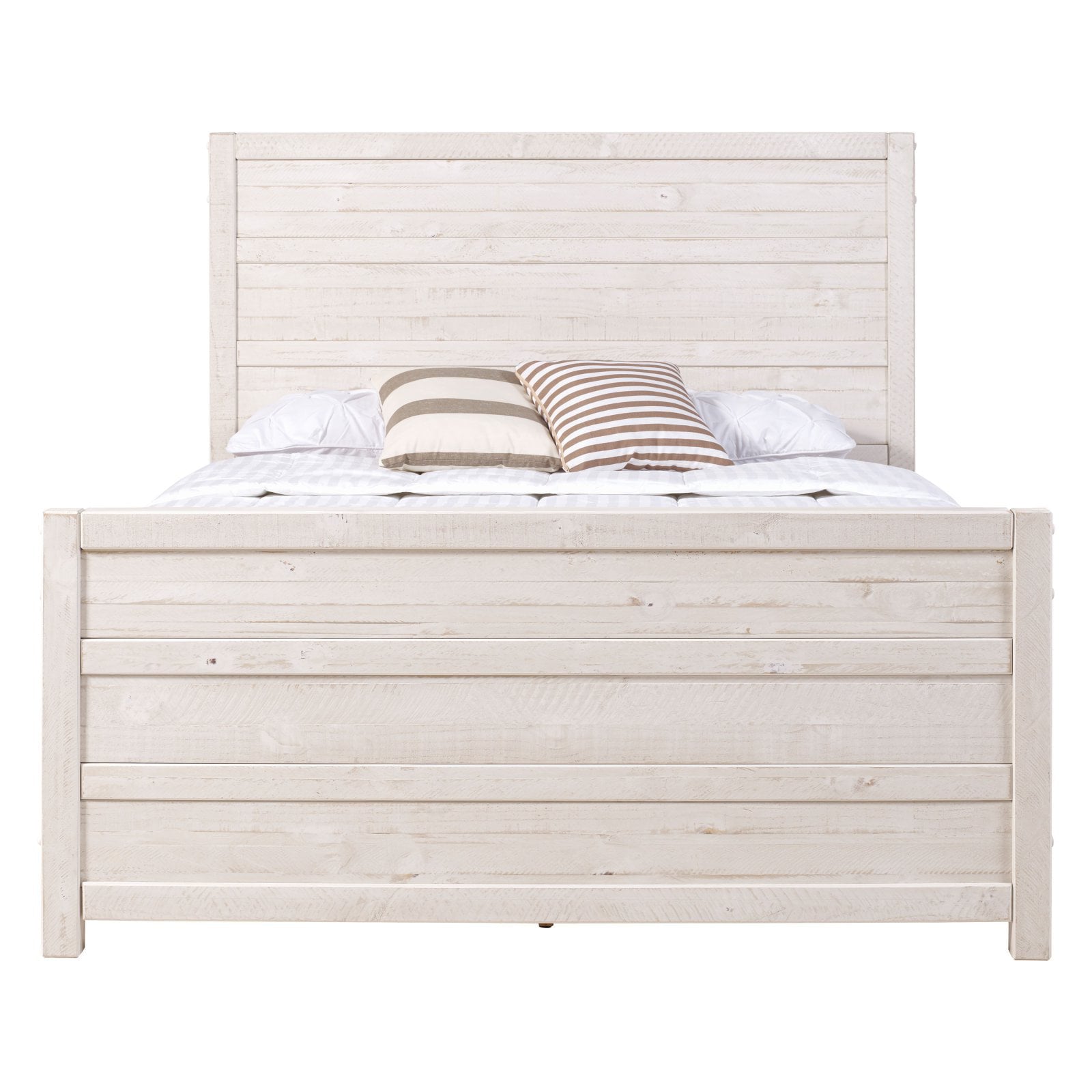 Carmel Bed - King Size - Antique Walnut Finish