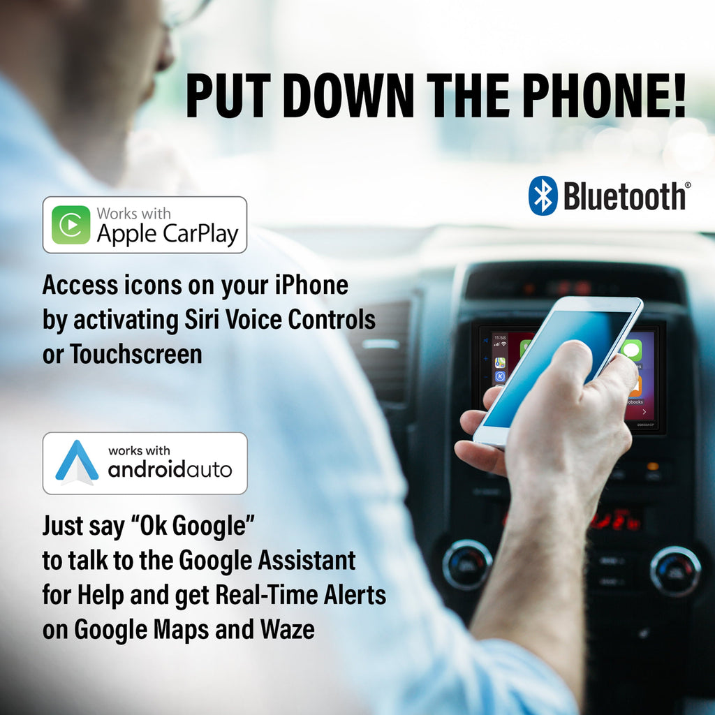 Sound Storm Laboratories DD988ACP 6.75” Apple CarPlay Android Auto Car Player