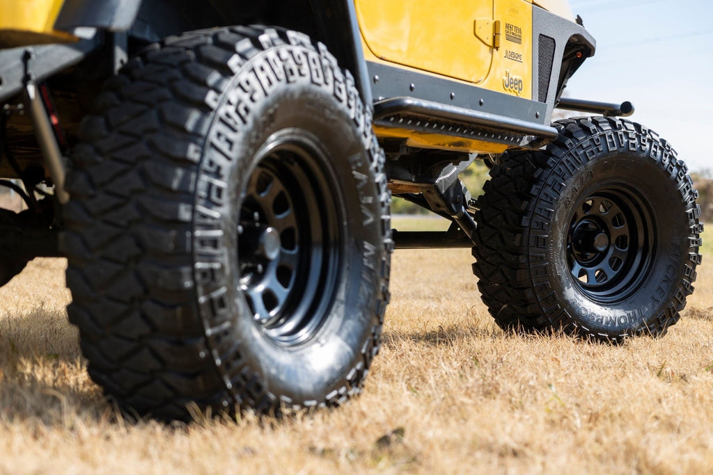 Rough Country Black Steel Wheel | 15x8 | 5x4.5 | -19mm  - RC158545