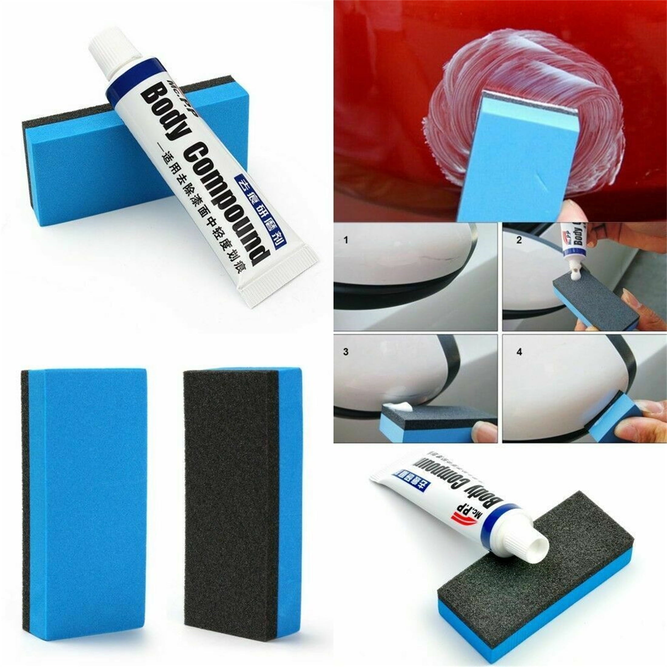 Car Scratch Remover Repair Paint Body Compound Paste Clear Kits Auto Accessories