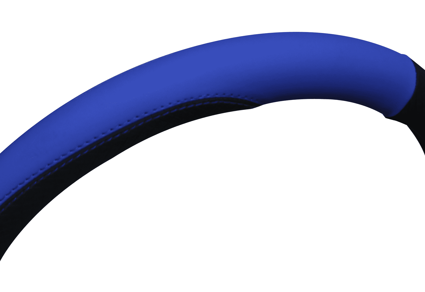 Auto Drive 1 Piece Steering Wheel Cover Racer Blue, Universal Fit