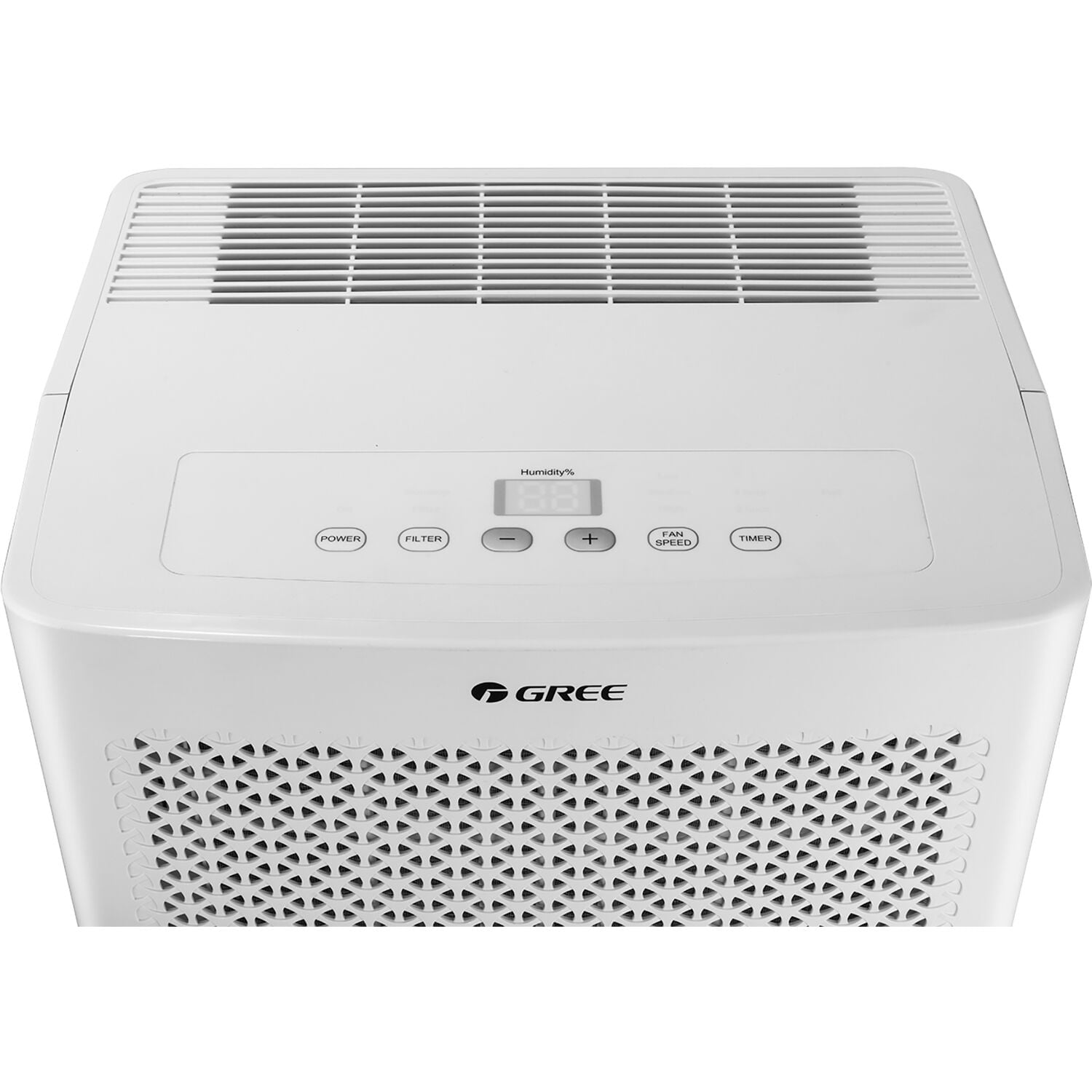 Gree Energy Star 50-Pint Portable Dehumidifier | Removes Moisture in Garages, Basements, Living Rooms, Large Areas up to 4,500 Sq.Ft. | LED Display | Removable Tank | GD50BW
