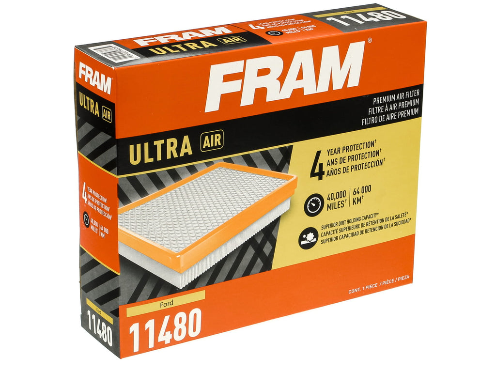 FRAM Ultra Air XGA11480, Premium Engine Air Filter, Replacement Filter for Select Ford Vehicles Fits select: 2015-2023 FORD EDGE, 2013-2020 FORD FUSION