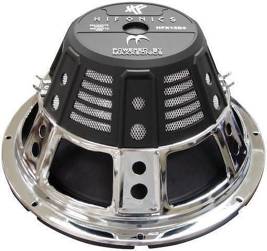 Pair of Hifonics HFX12D4 HF Series 12" 800 Watt DVC 4 Ohm Car Subwoofers Bundle
