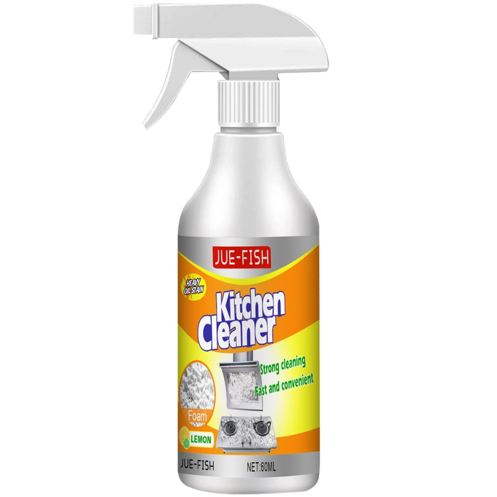 Kitchen Degreaser Foam Cleaner Spray Powerful Stain Grease Remover for Oven Multipurpose Foam Cleaner Spray Heavy Duty Foaming Degreaser Spray Foam Cleaner for Kitchen Kitchen Heavy Duty Degreaser