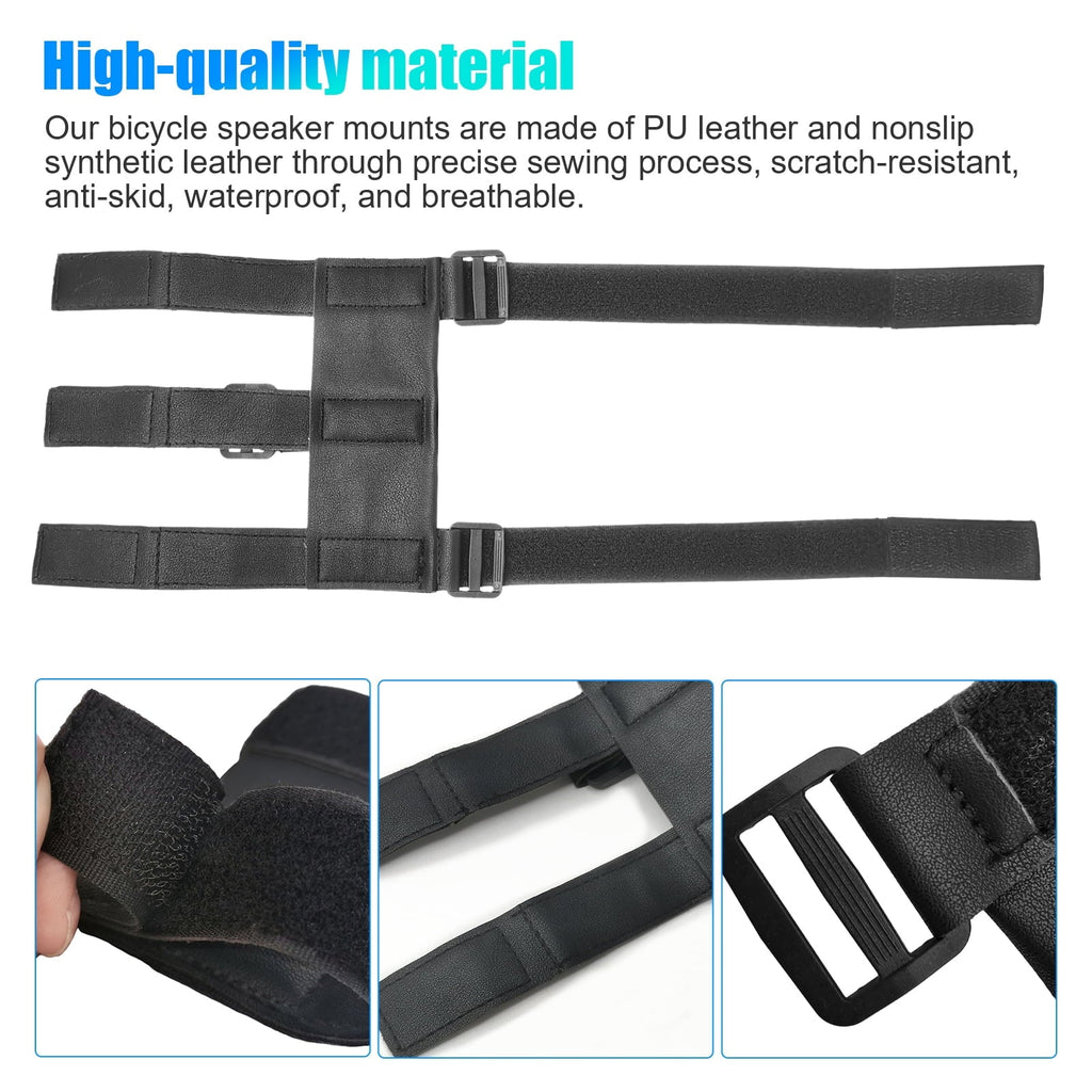 Portable Speaker Mount Straps, EEEkit Outdoor Adjustable Strap,  Bluetooth Wireless Speaker Strap Holder Compatible with Golf Cart, Bike, Railing, Frame