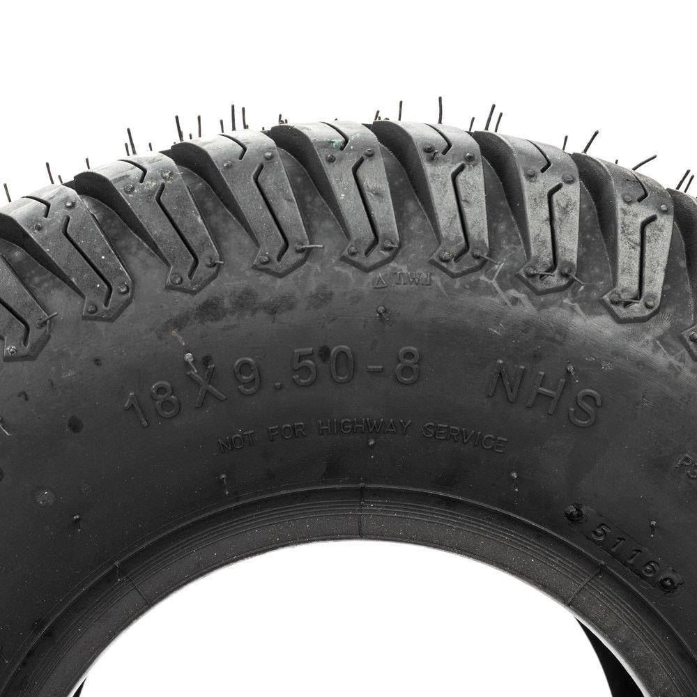 Ktaxon 1 Pair of 18x9.50-8 Lawn Mower Golf Cart Turf Tires P322 4PR Front & Rear 1040LBS