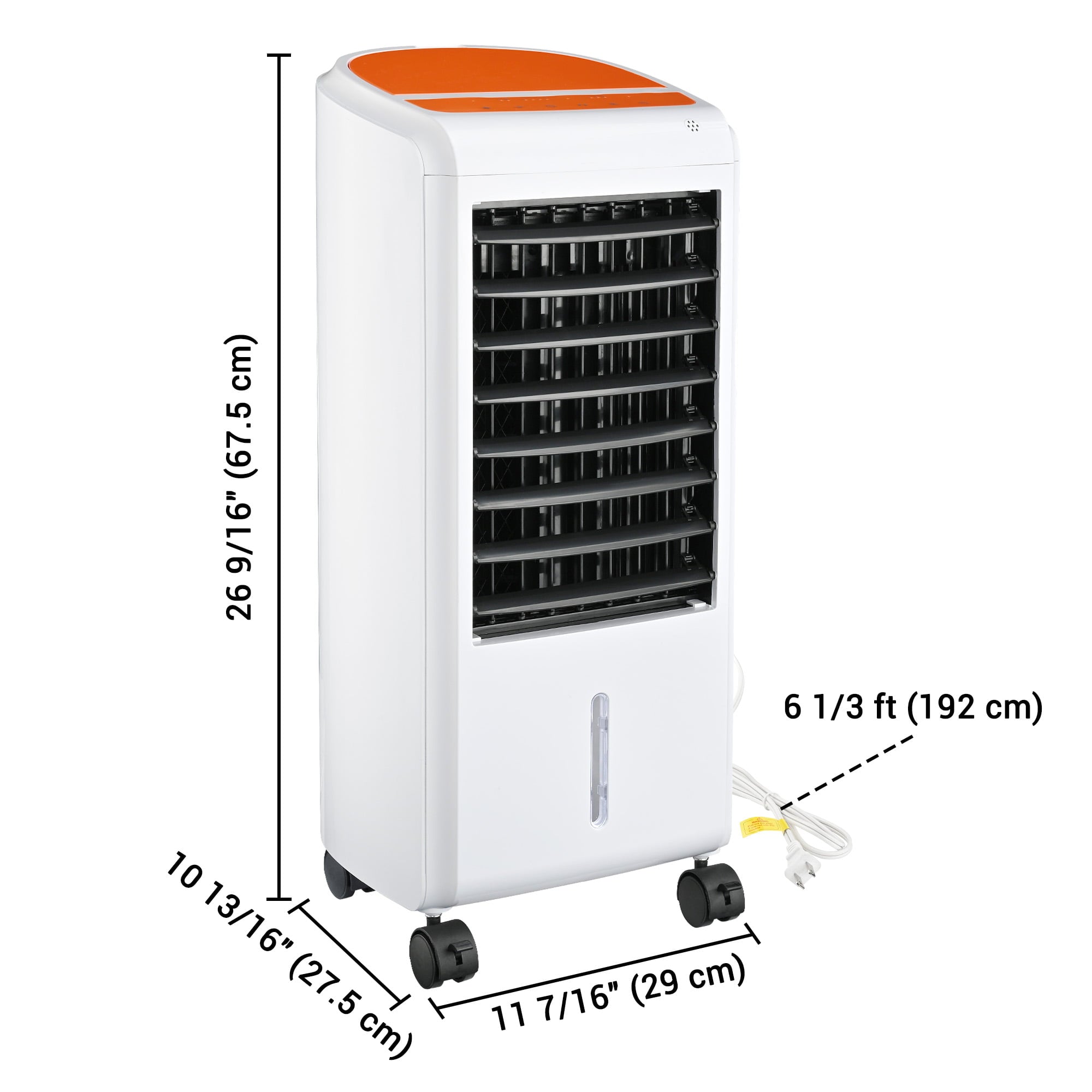 Yescom 3-in-1 Portable Evaporative Air Cooler 110V Fan w/ Humidifier & Remote Control for Bedroom RV
