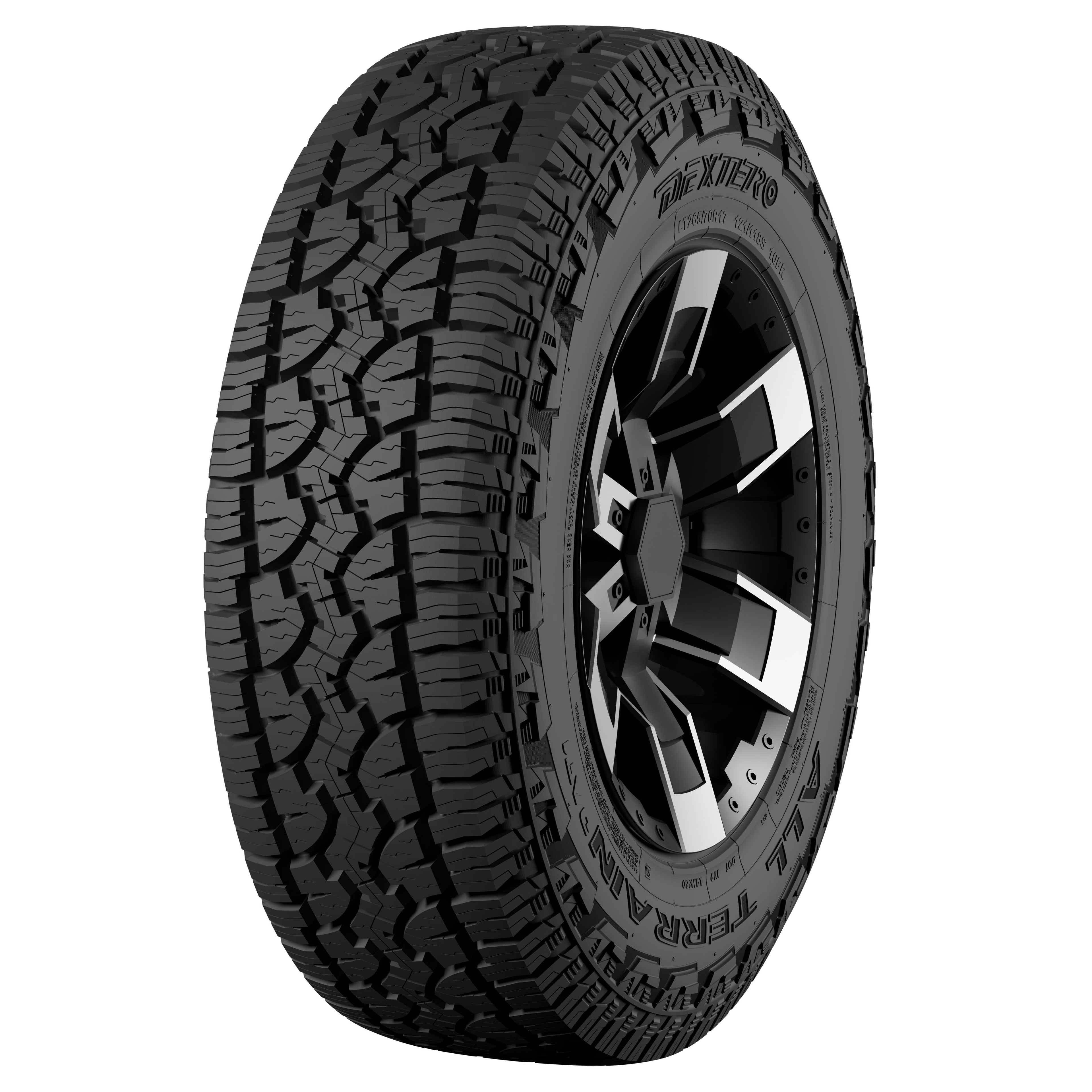 Dextero All Terrain DAT1 P245/65R17 105T Fits: 2004 Jeep Grand Cherokee Overland, 2019 Jeep Cherokee Trailhawk Elite