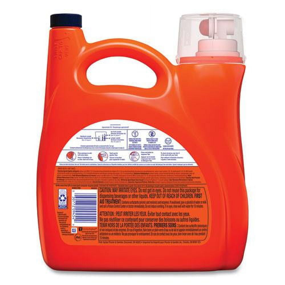 Tide Laundry Detergent Liquid 2X Low Suds Original HD Hygienic Clean, 146 fl oz