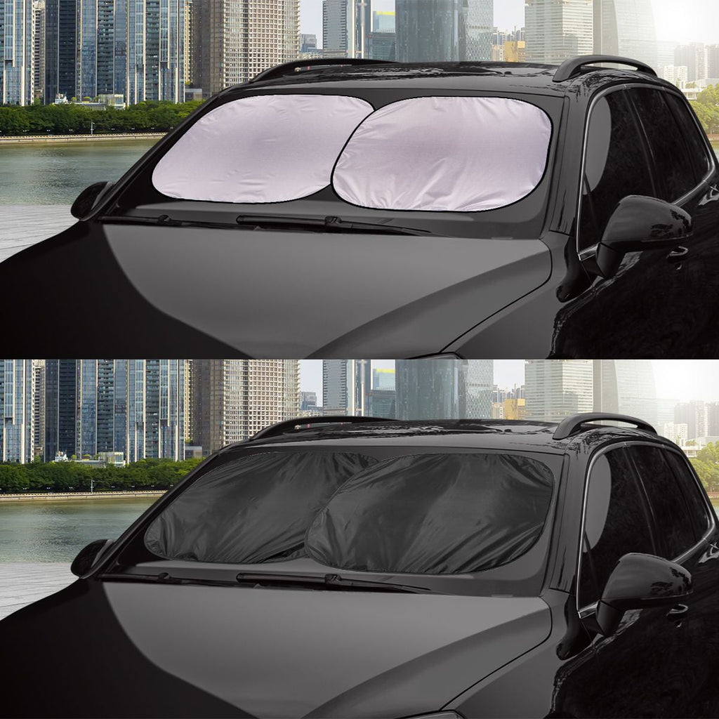 Auto Drive Universal 2 Counts Jumbo ASST Colors Twist Sun Shade ,31.5" x 38"