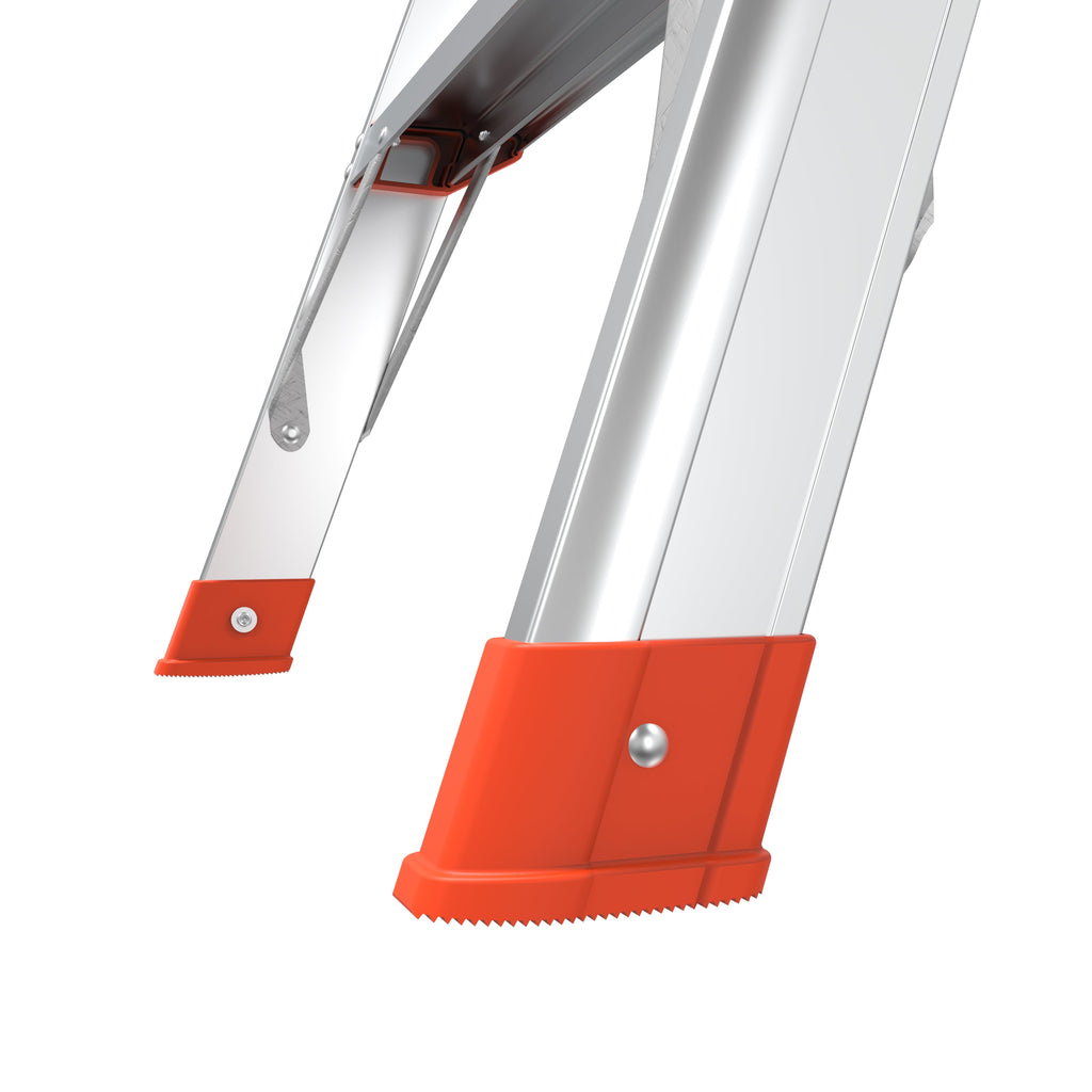 Little Giant Ladder Systems Flip-N-Lite 6' Aluminum, Platform 4 Step Ladder, 300 lbs Rated, Type 1A