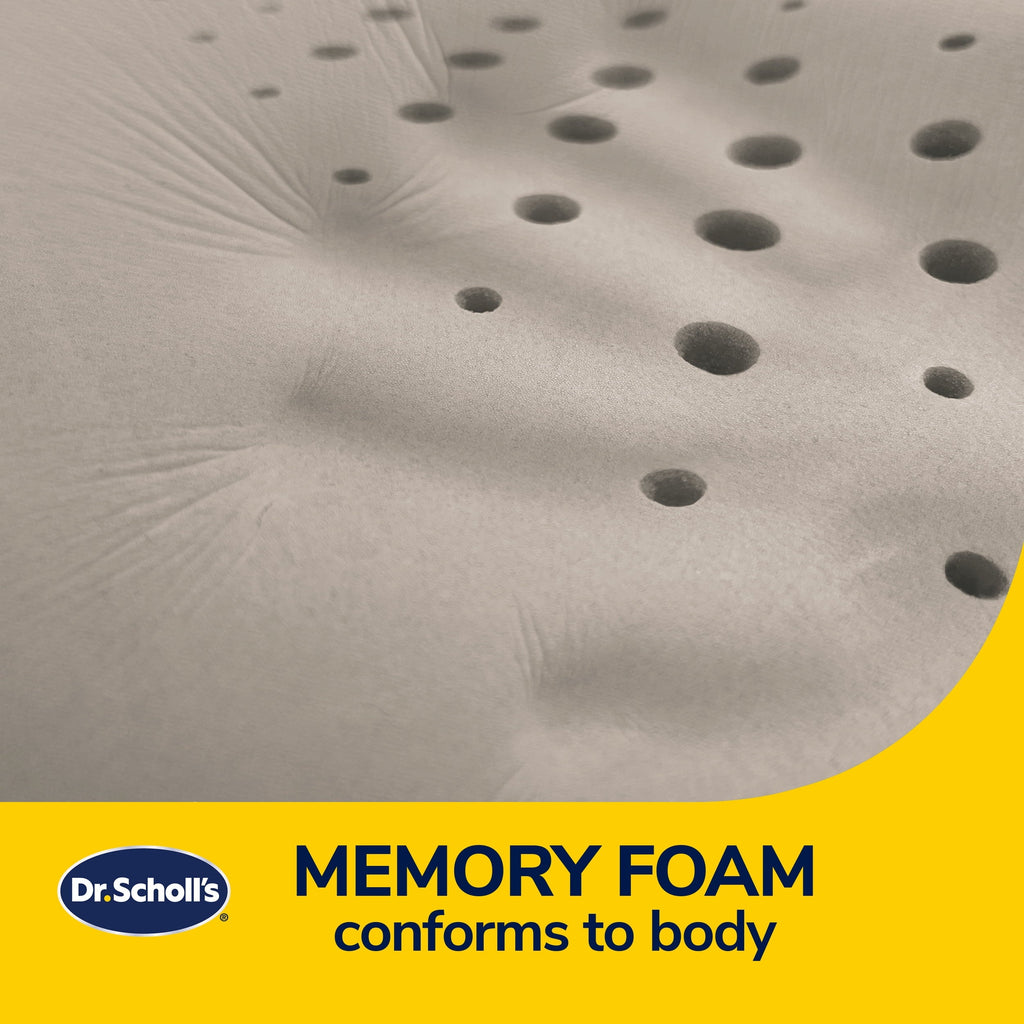 Dr. Scholl’s Black Massaging Gel Lumbar Seat Cushion, 46101WDI, 2.38 lb