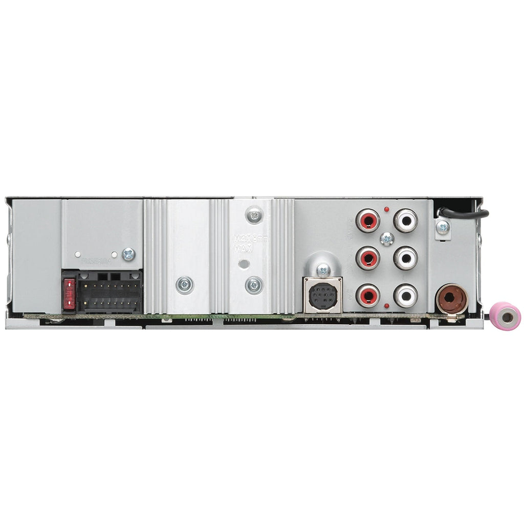 JVC KD-X370BTS Single-DIN In-Dash Digital Media Receiver with Bluetooth, Amazon Alexa, and SiriusXM Ready