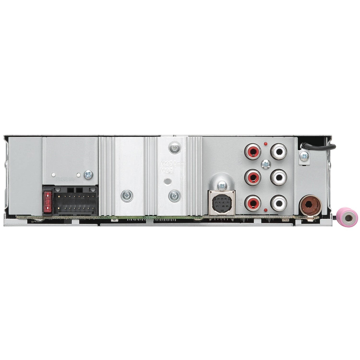 JVC KD-X370BTS Single-DIN In-Dash Digital Media Receiver with Bluetooth, Amazon Alexa, and SiriusXM Ready