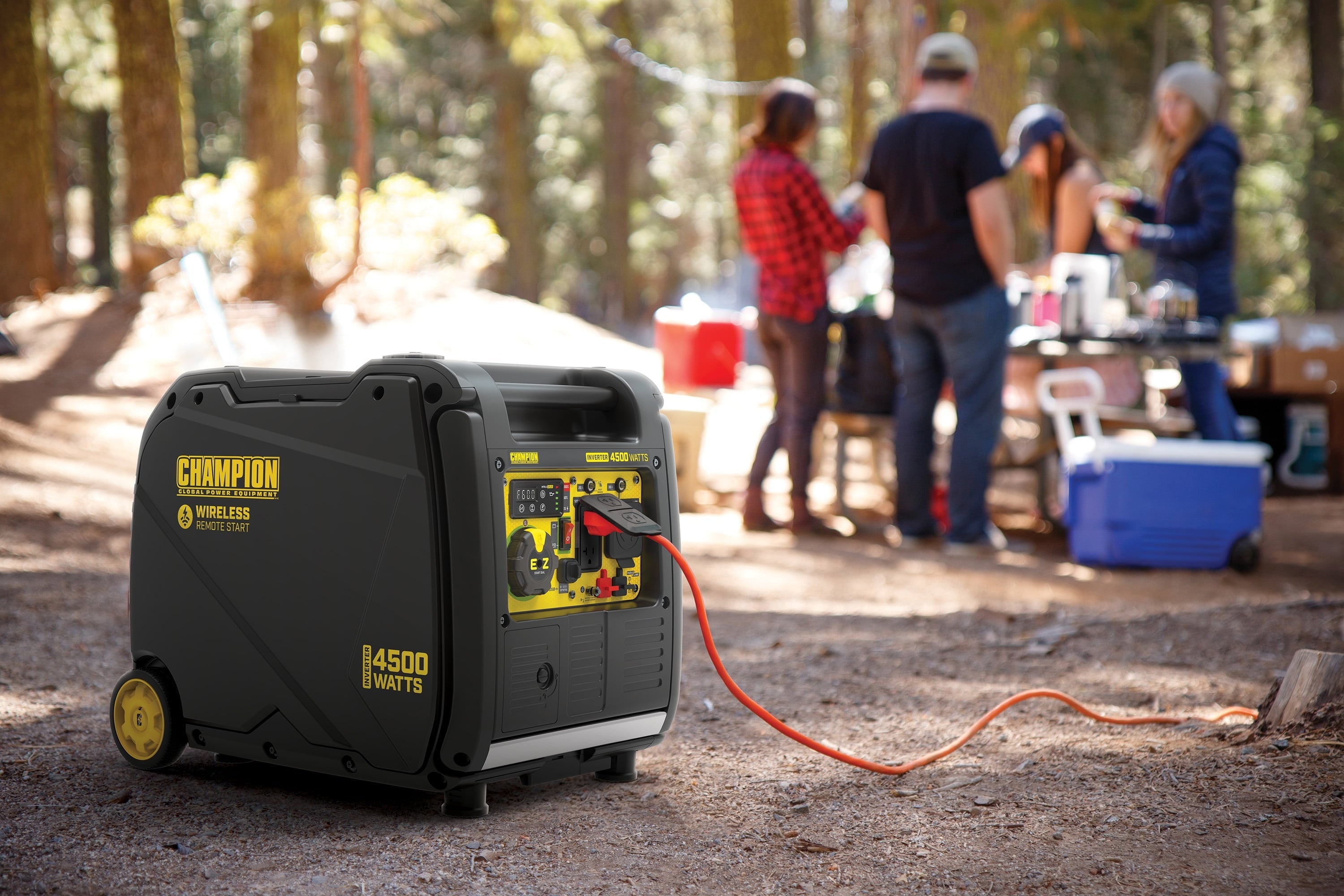 Champion Power Equipment 4500-Watt Portable Gasoline Inverter Generator with Wireless Remote Start
