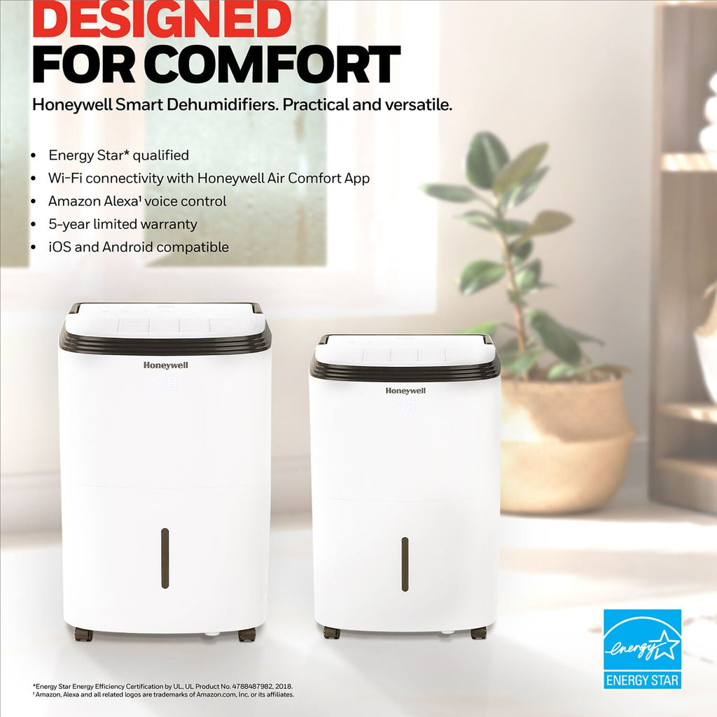 Honeywell 70 Pint Energy Star Dehumidifier Up to 4000 Sq. Ft., TP70AWKNR