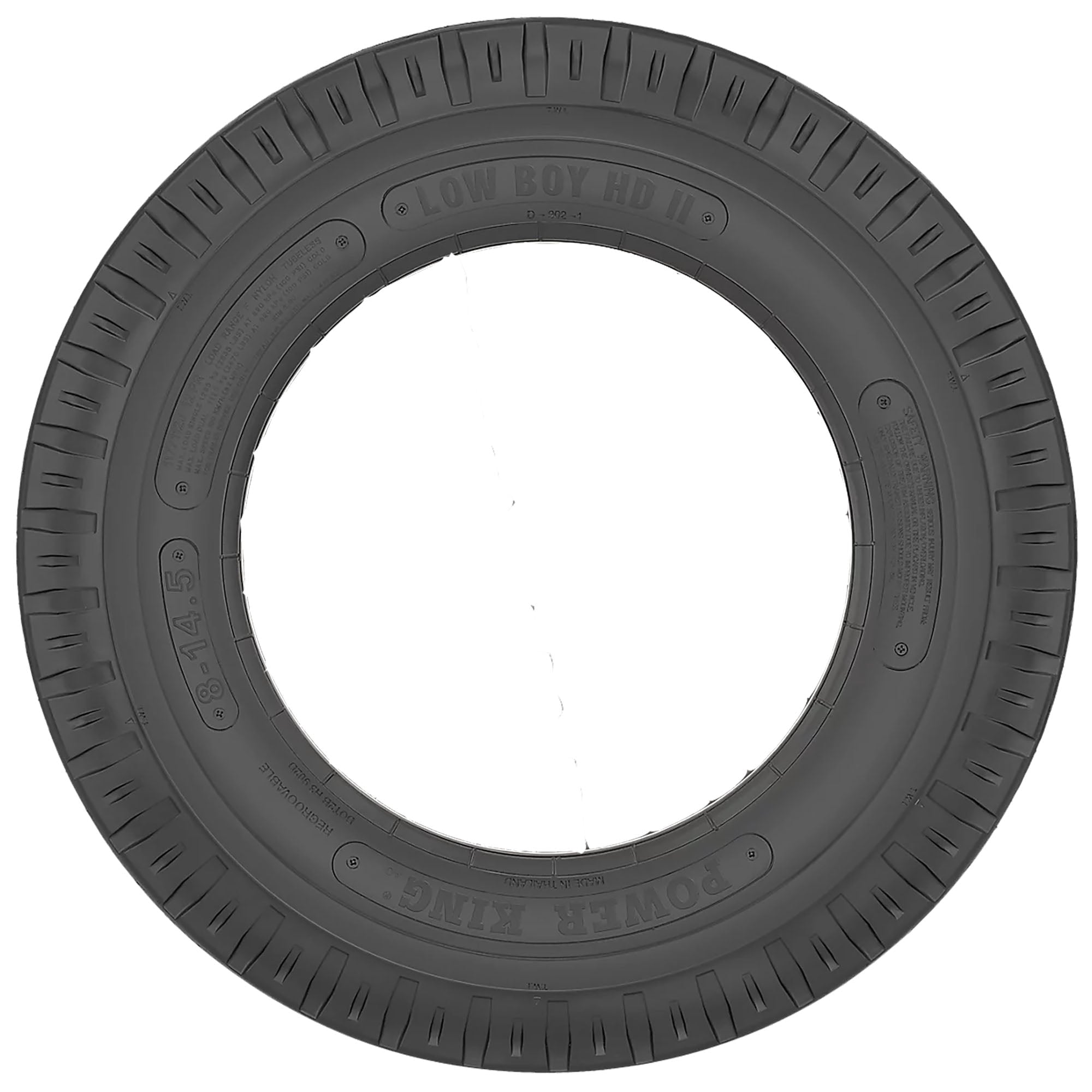 Power King Low Boy HD II 8.00-14.5 117/112F F Trailer Tire