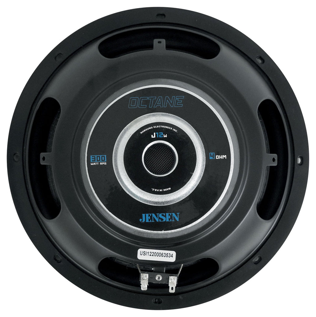 (2) JENSEN J12W 12" 1200 Watt Subwoofers 4-ohm Car Audio Subs w/ 40oz. Magnets