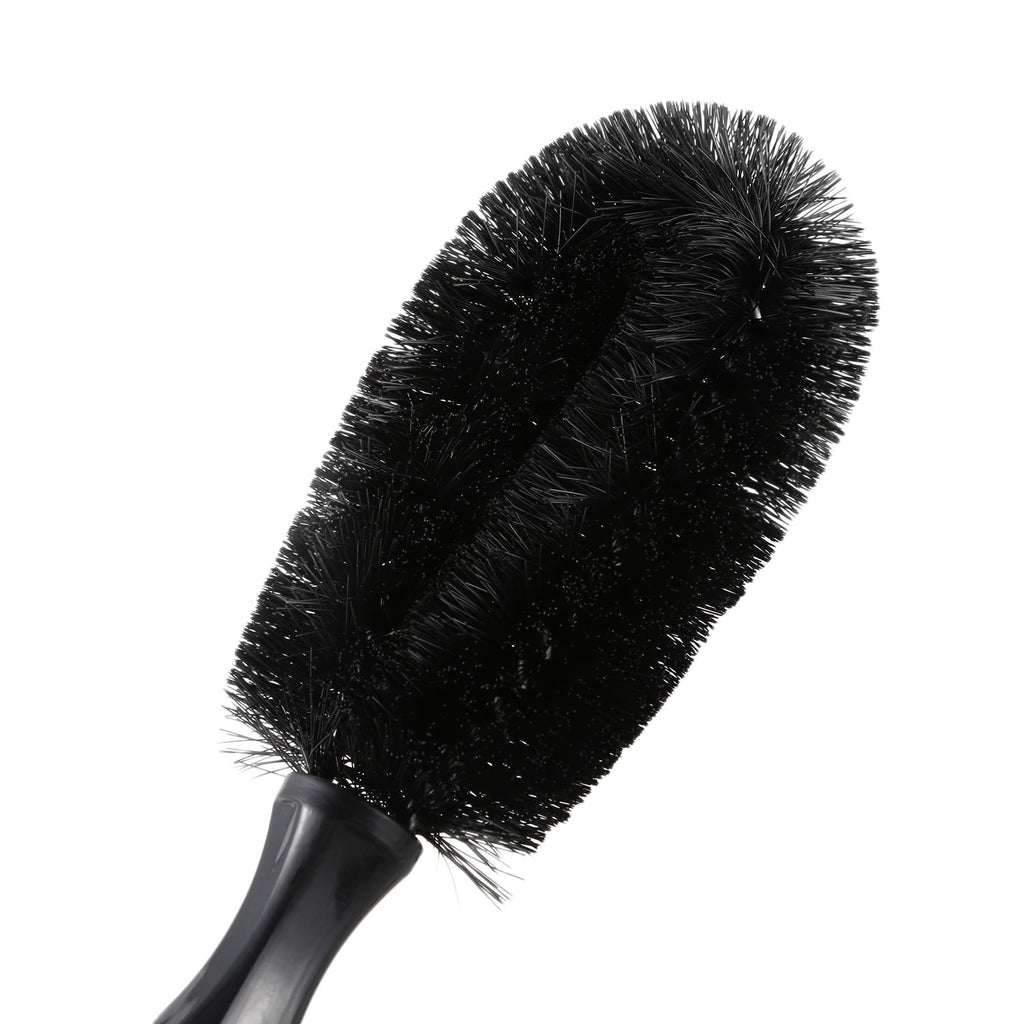Black Car Auto Wheel Tire Rim Brush Wash Cleaning Tool 10.6" Long