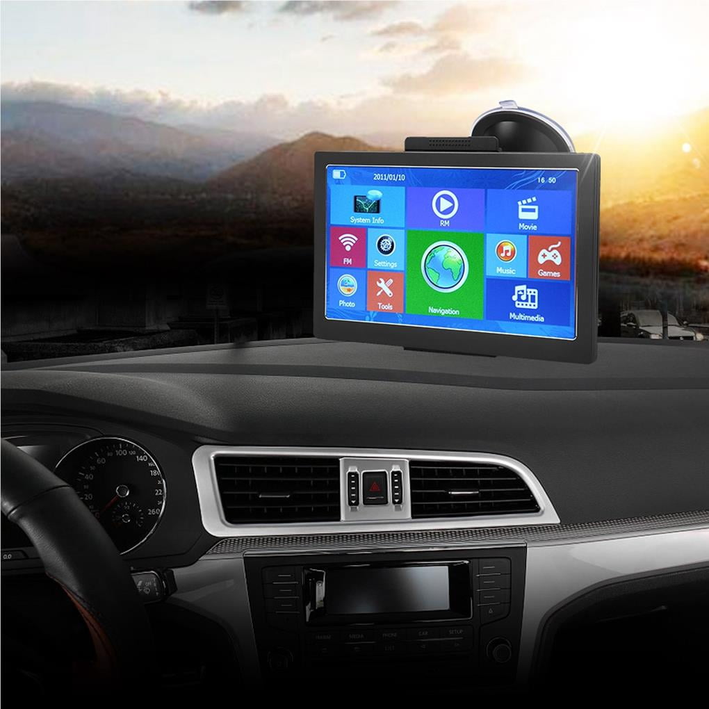 7 Inch Truck Car GPS Navigator 8GB ROM Bluetooth Navigation Device Free Map 30 Languages