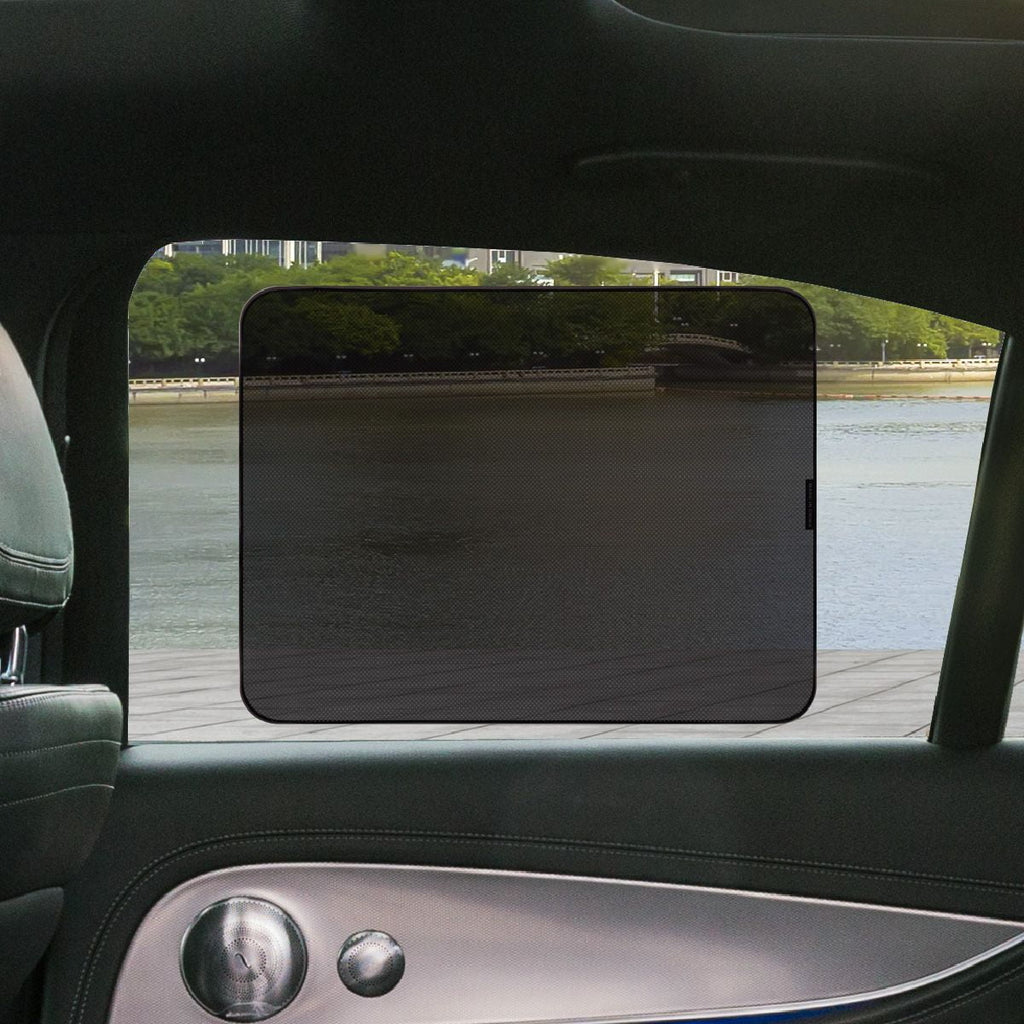 AutoDrive Black PVC Static Cling Sun Shade, 12" x 16"