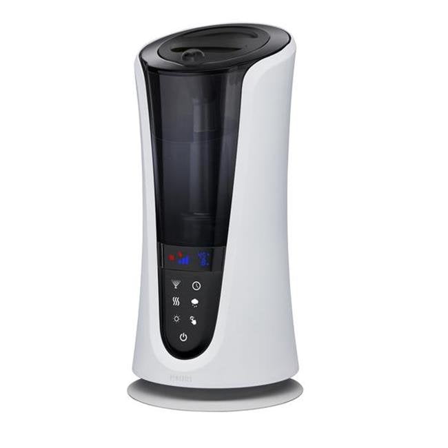 Homedics Total Comfort Deluxe Top Fill Warm & Cool Ultrasonic Humidifier, Programmable Humidistat with Night-Light and Aromatherapy, 521 ft sq. Coverage Area