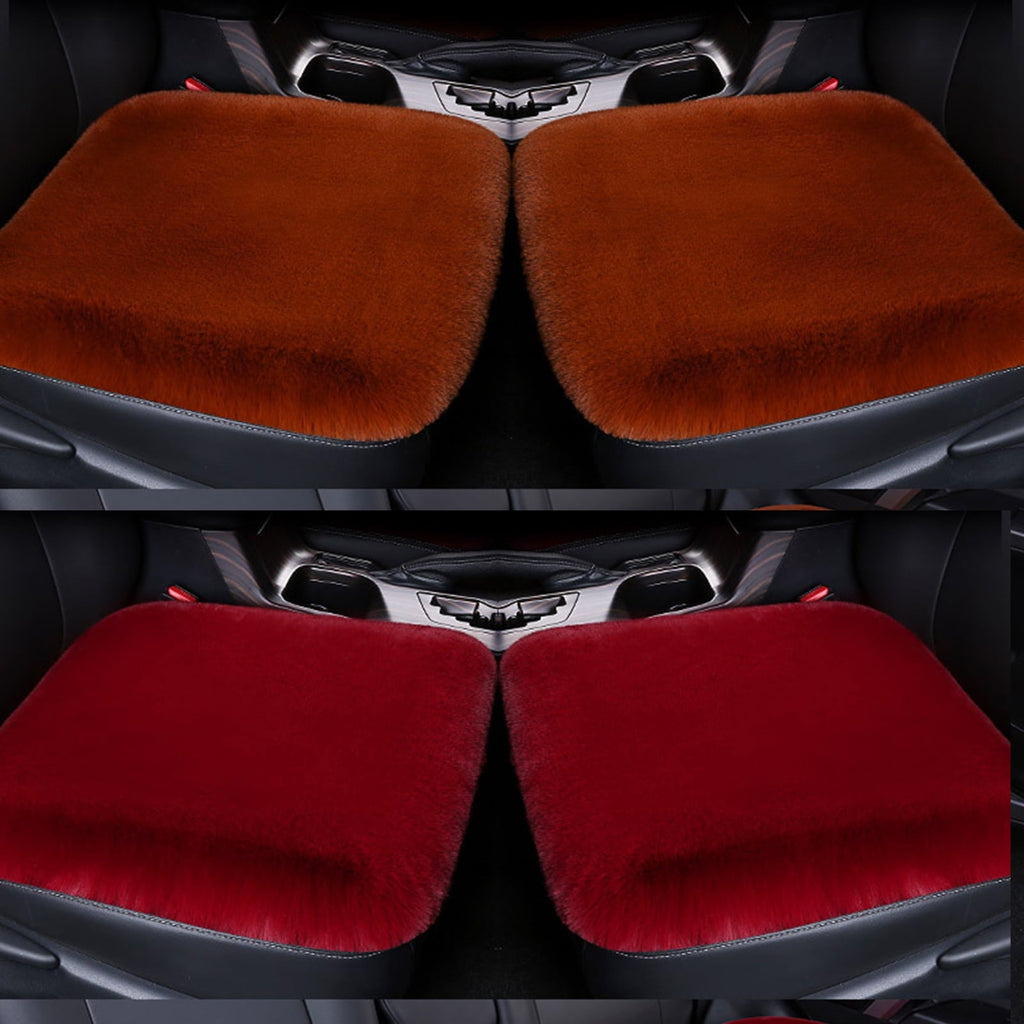 Twowood Winter Universal Warm Plush Soft Car Seat Cushion Non-slip Pad Cover Protector