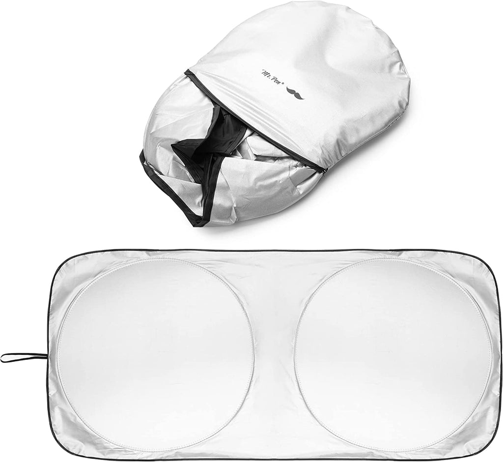 Mr. Pen- Windshield Sun Shade, 60” X 27.5”, UV Rays and Sun Heat Protection, Car Sun Shade Windshield, Sunshade for Car Windshield